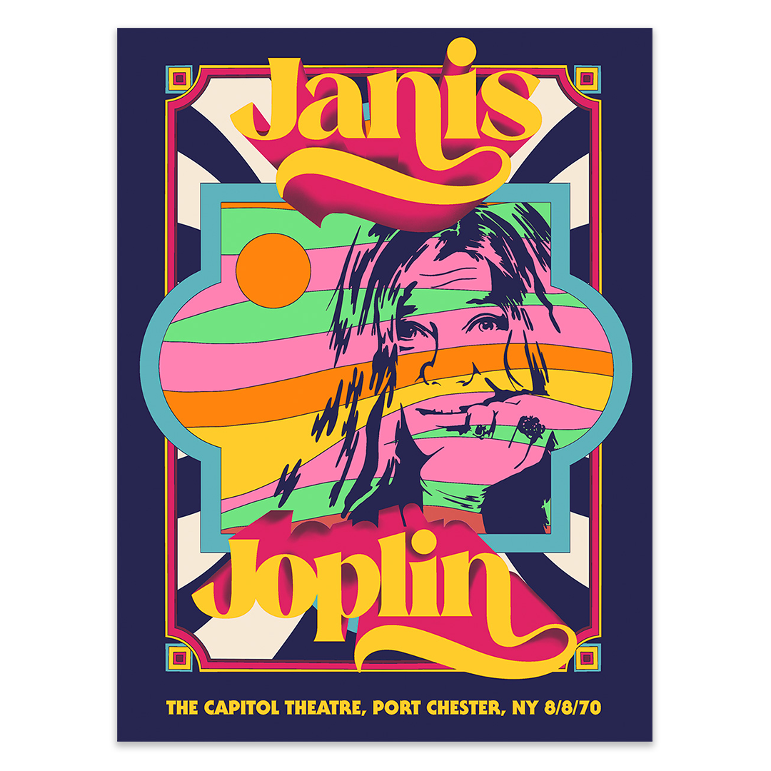 Janis Joplin Capitol Theatre Poster