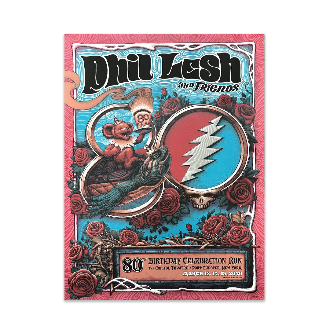 Phil Lesh & Friends 80th Birthday Shows Poster