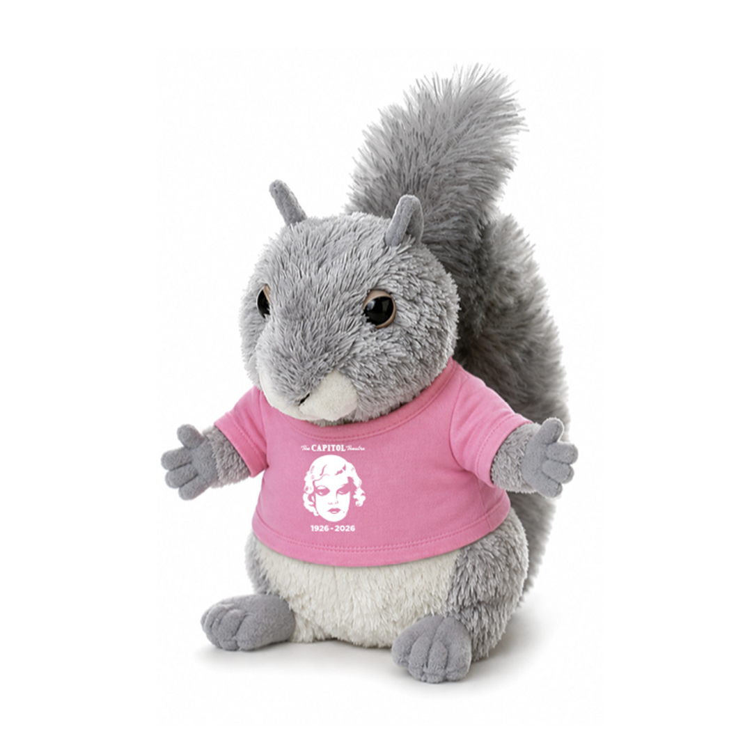 Rock The Pink Squirrel Plushie