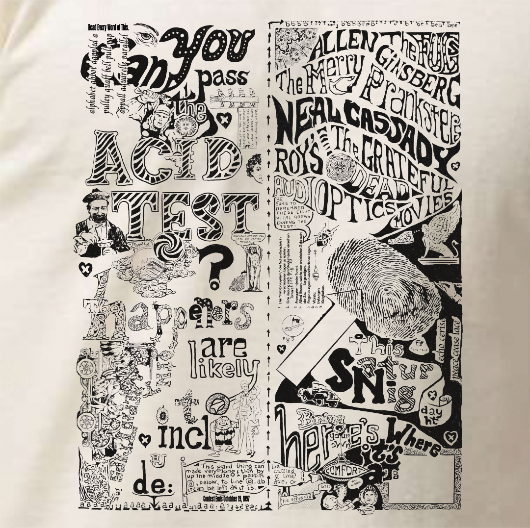 Can You Pass the Acid Test? Throwback Poster T-Shirt