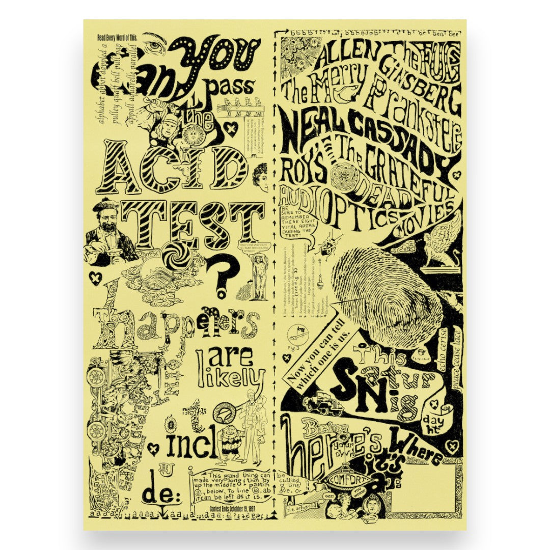 Can You Pass the Acid Test? Throwback Poster