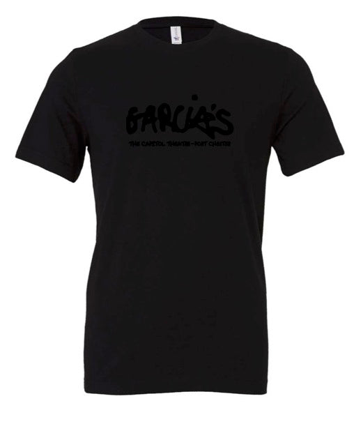 Black Garcia's T-shirt w/ Shimmer Logo