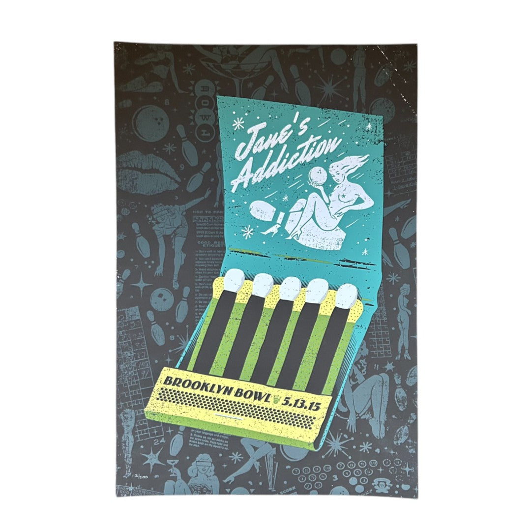 Jane's Addiction Live at Brooklyn Bowl 5/13/2015 Poster