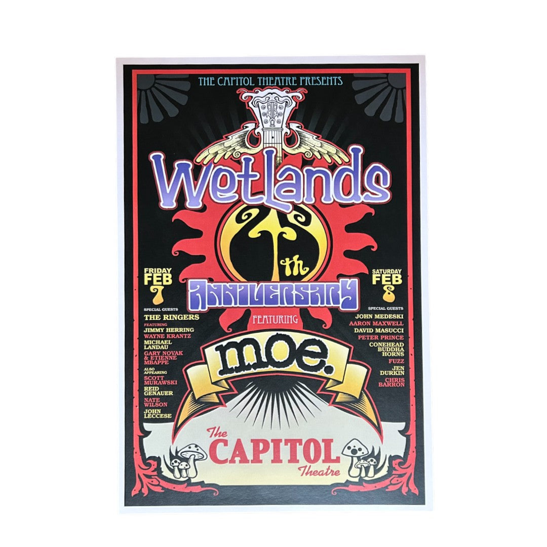 Wetlands 25th Anniversary Concert February 2014 Poster