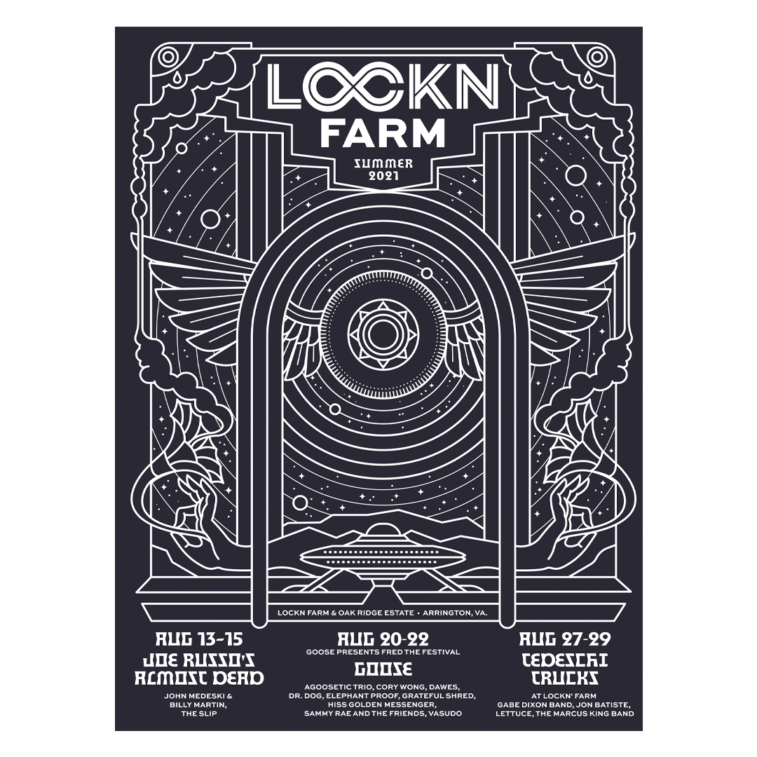 LOCKN' Farm 2021 Poster - Foil Edition