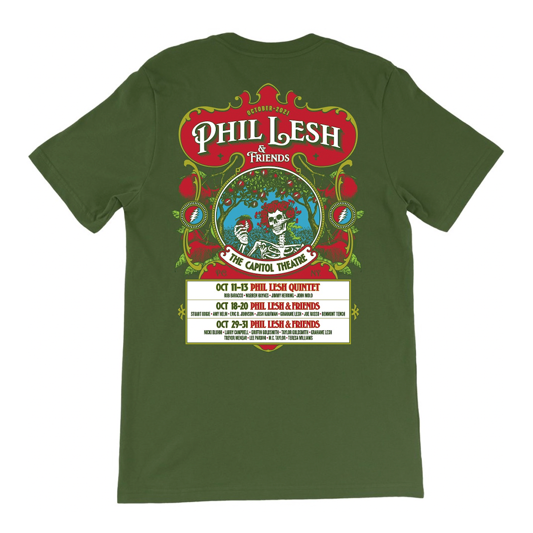 Phil Lesh & Friends | Apple Stealie Residency T-Shirt (October 2021)