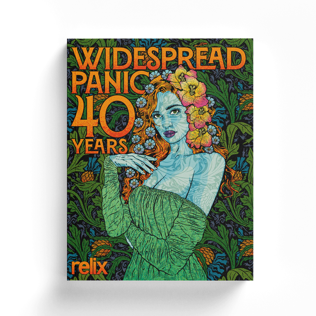 Widespread Panic: 40 Years | Special Relix Softcover Edition, Cover Art by Chuck Sperry