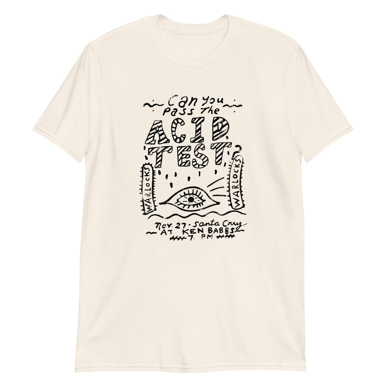 Can You Pass the Acid Test? Throwback Flyer T-Shirt
