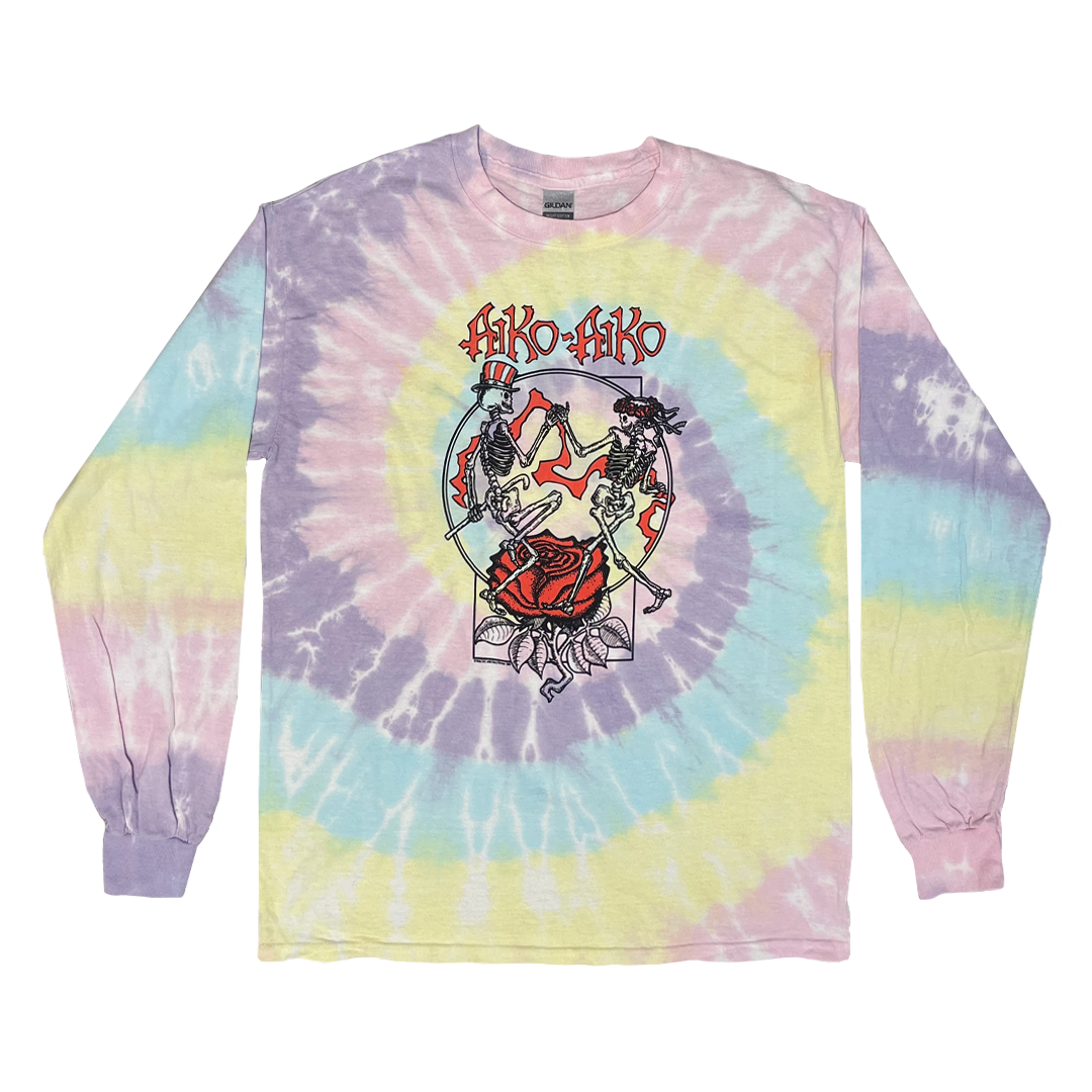 Aiko Aiko Throwback Long-Sleeve Tie Dye T-Shirt