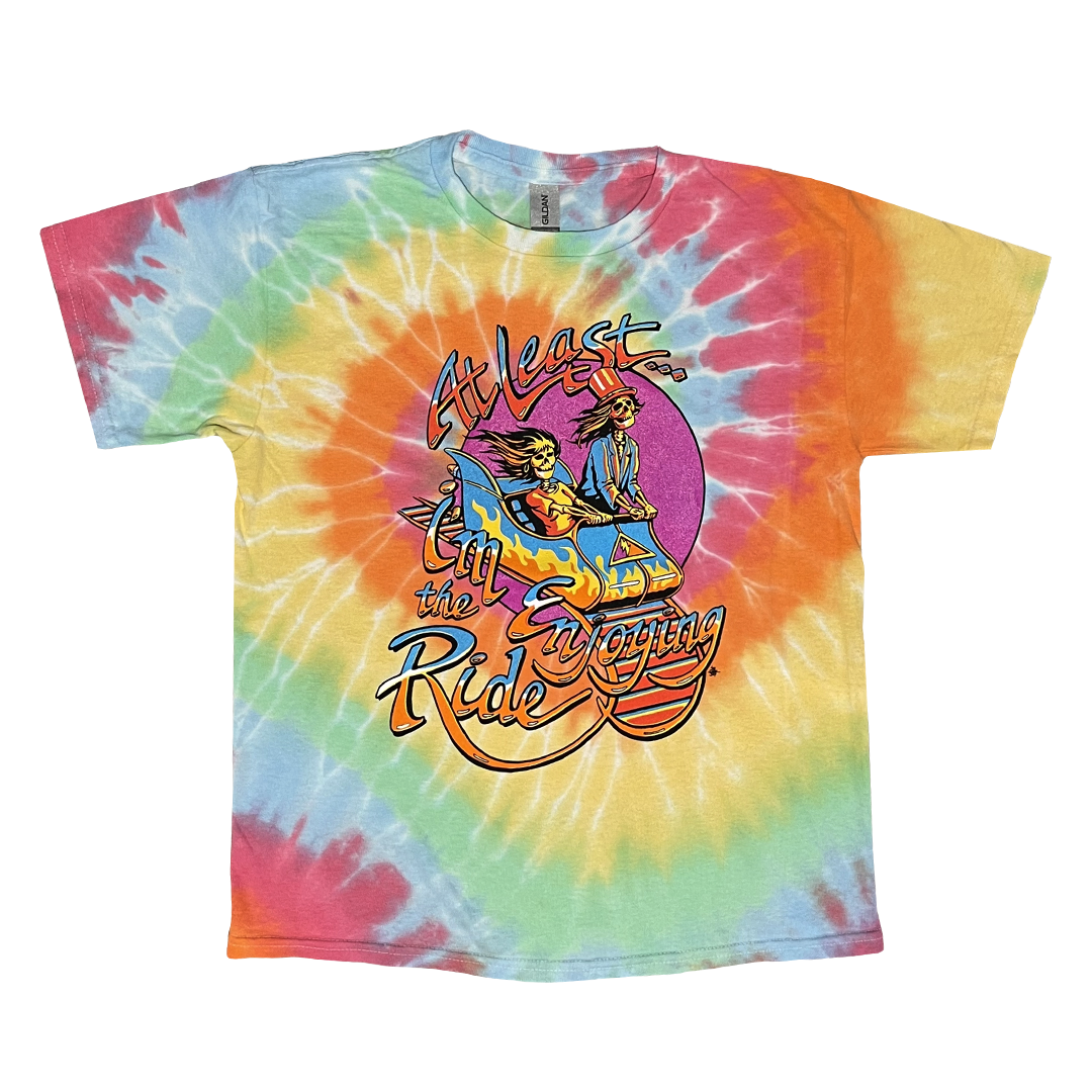 Enjoying the Ride Throwback Kid's Tie Dye T-Shirt