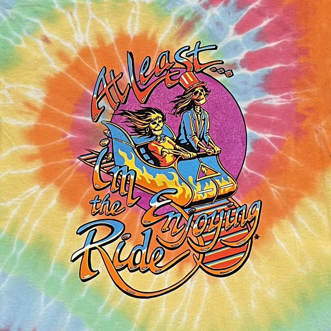 Enjoying the Ride Throwback Kid's Tie Dye T-Shirt