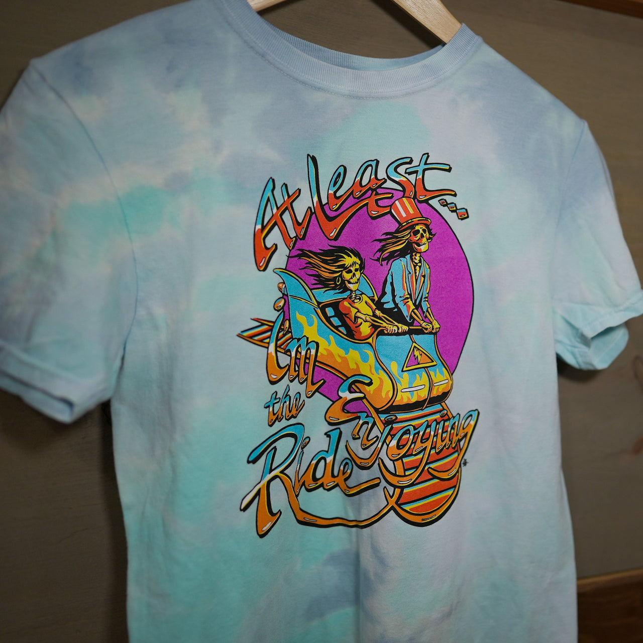 Enjoying the Ride Throwback Tie Dye T-Shirt