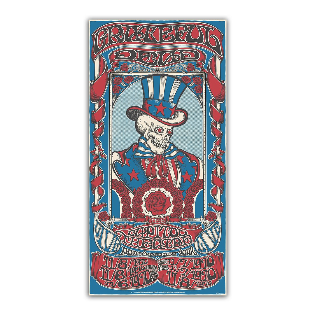 Grateful Dead (November 1970) 6-Show Run V6 Poster by Taylor Rushing