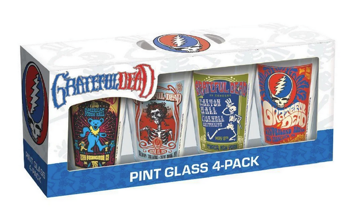 Grateful Dead Collectible Pint Glass Set