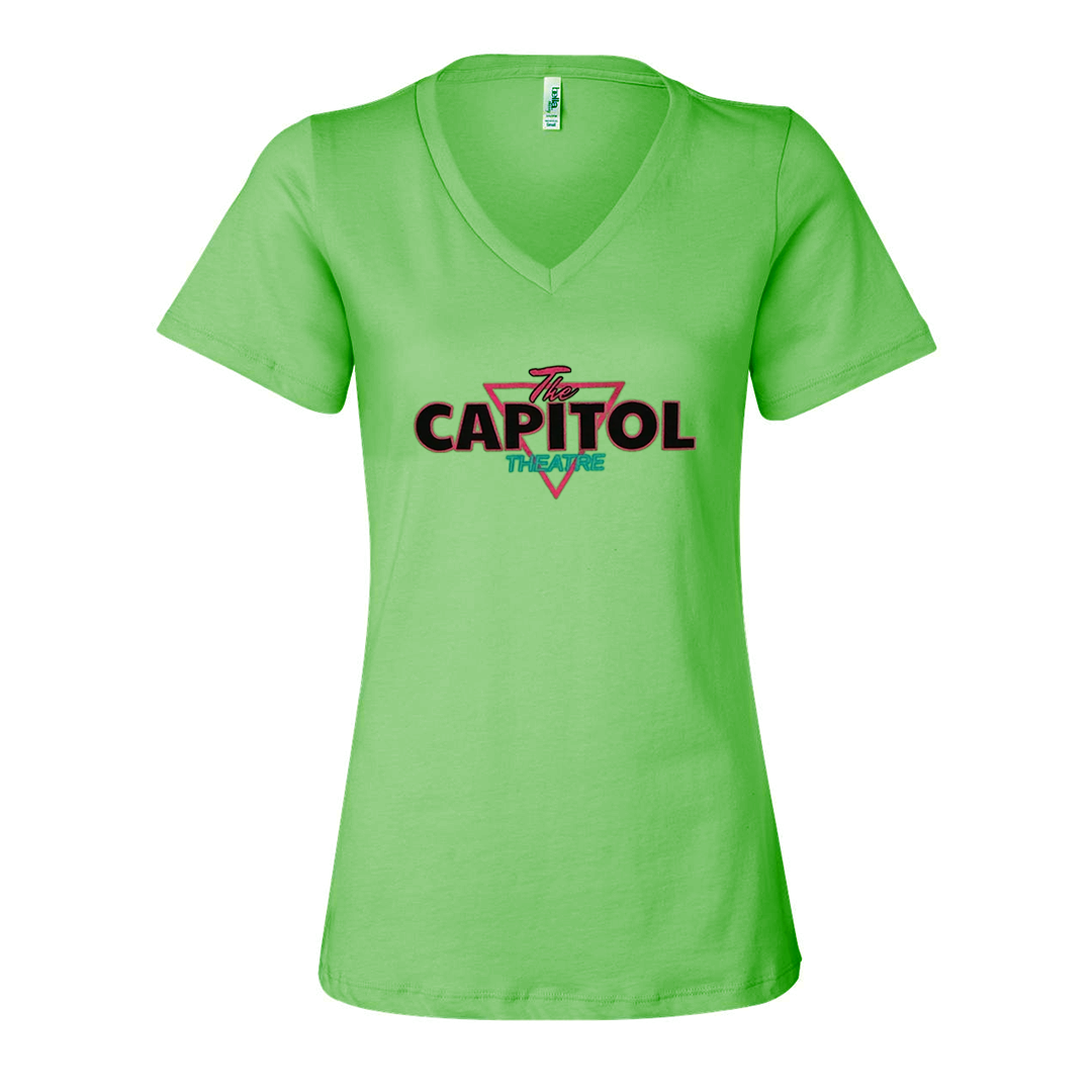 Capitol Theatre Neon Green Logo T-shirt
