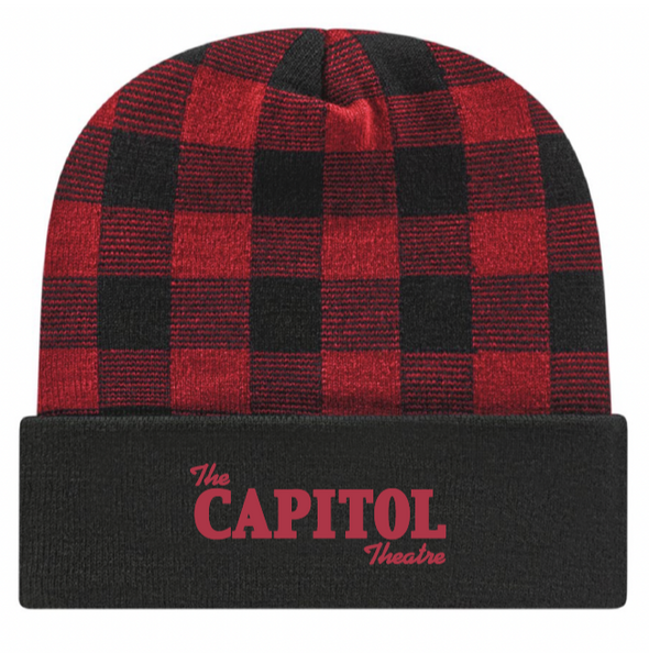 Capitol Red Flannel Buffalo Beanie